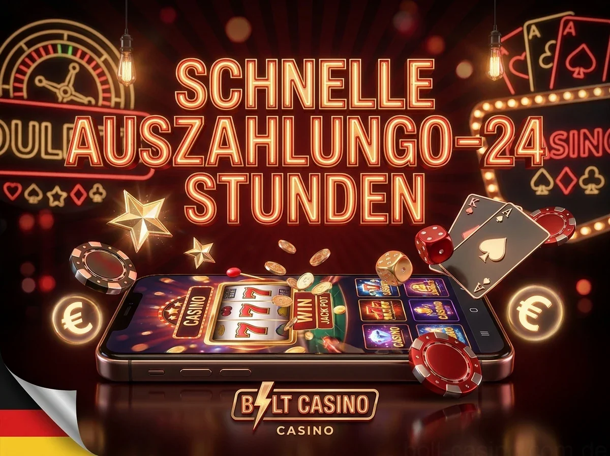 SCHNELLE AUSZAHLUNG0–24 STUNDEN